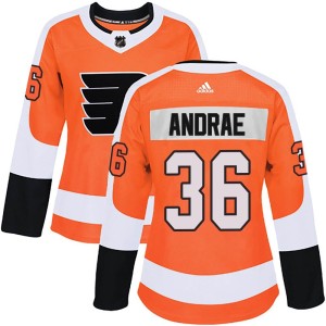 Emil Andrae Women's Adidas Philadelphia Flyers Authentic Orange Home Jersey