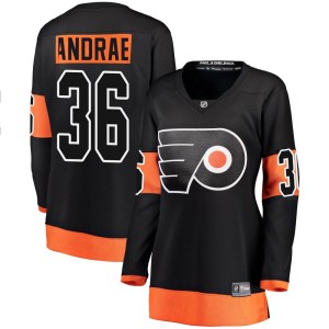 Emil Andrae Women's Fanatics Branded Philadelphia Flyers Breakaway Black Alternate Jersey